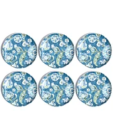 Abode Homewares Hana Ikat Salad Plates, Set of 6
