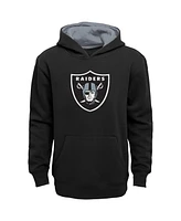 Little Boys and Girls Black Las Vegas Raiders Prime Pullover Hoodie
