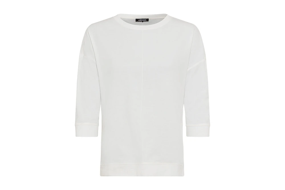 Olsen Women's Basic 3/4 Sleeve Tee