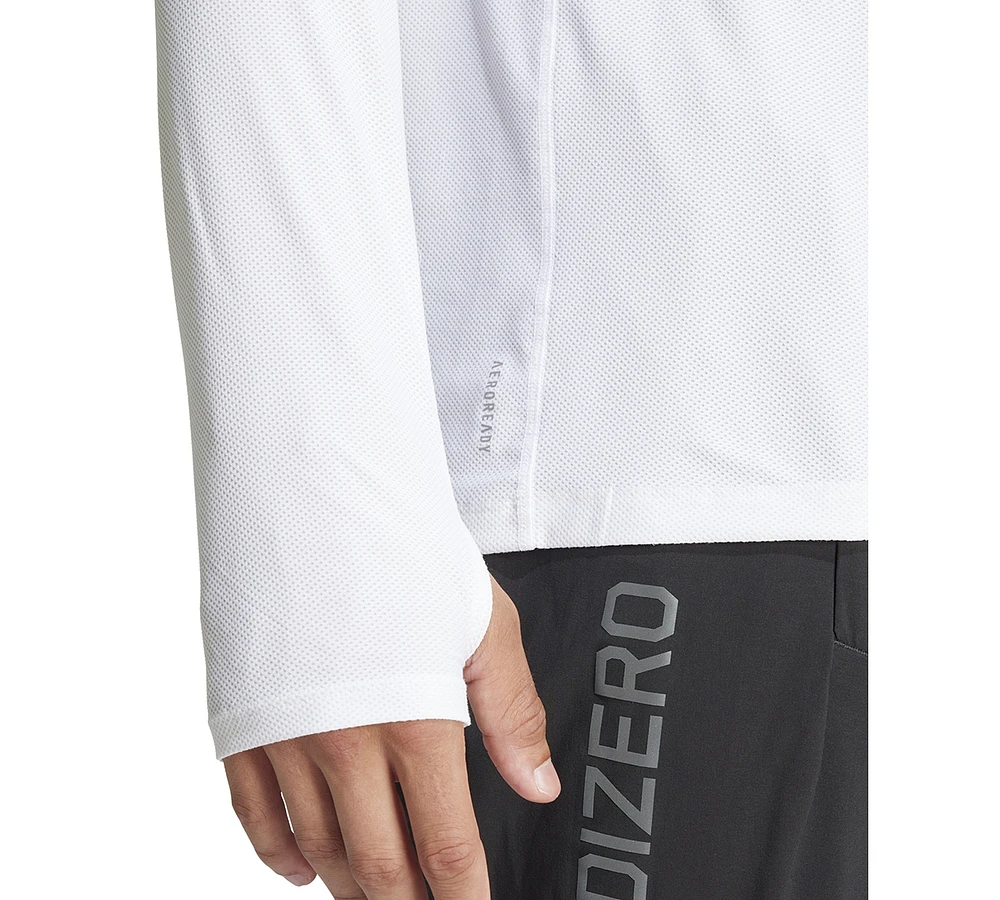 adidas Men's Own The Run Moisture-Wicking Long-Sleeve T-Shirt