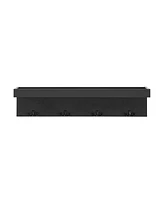 Wall Mounted Entryway Coat Rack with Decorative Ledge Shelf and Hooks