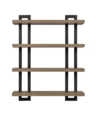 Danya B 4-Tier Floating Bracket Wall Shelf