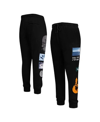 Male Freeze Max Black The Twilight Zone Logo Joggers