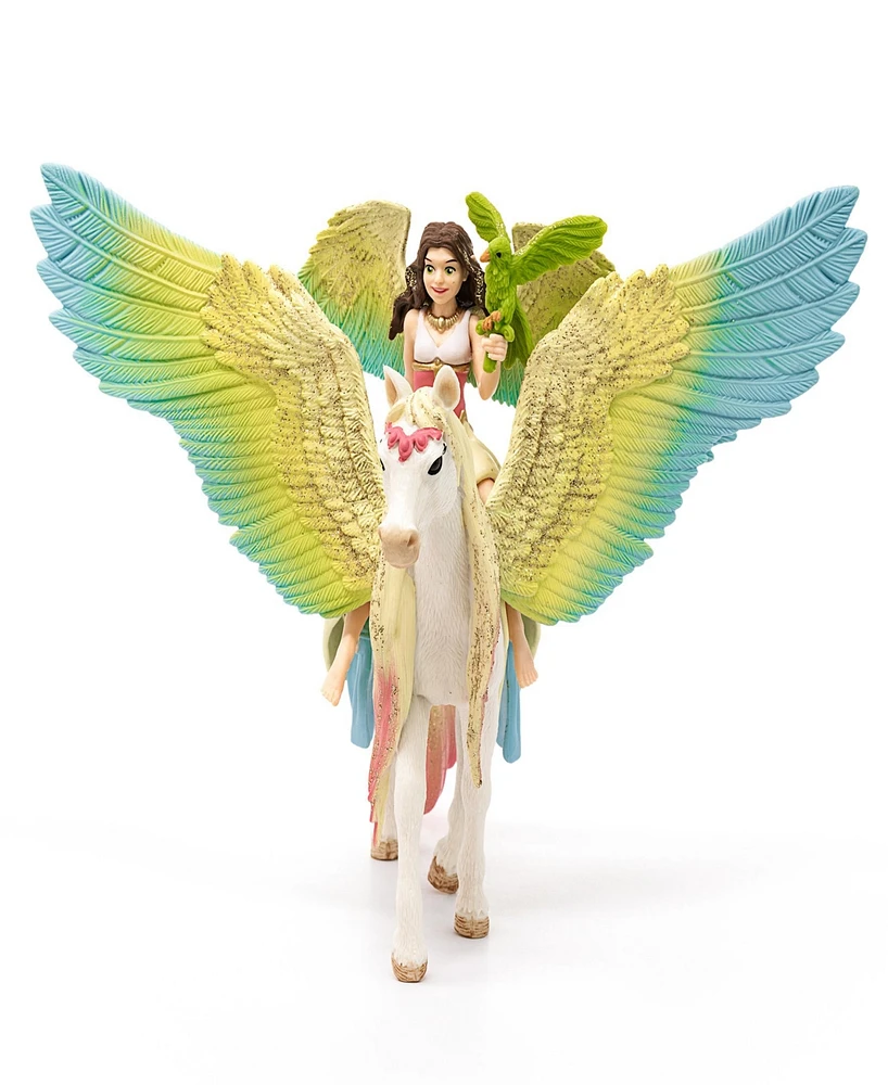 Schleich Bayala Fairy Surah with Glitter Pegasus Figurine Playset