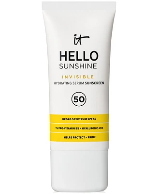 It Cosmetics Hello Sunshine Invisible Face Sunscreen Spf 50, 1.6 oz