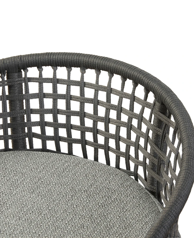 Madison Park Hermosa 21.5" Wide Woven Counter Stool