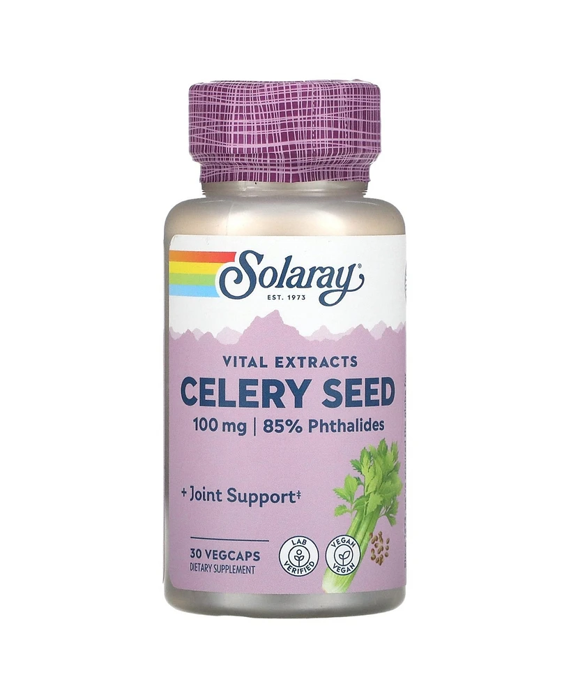 Solaray Vital Extracts Celery Seed - 30 VegCaps