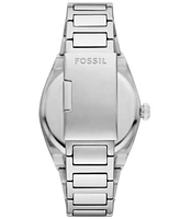 Fossil Men's Everett Three-Hand Date Stainless Steel Watch 42mm