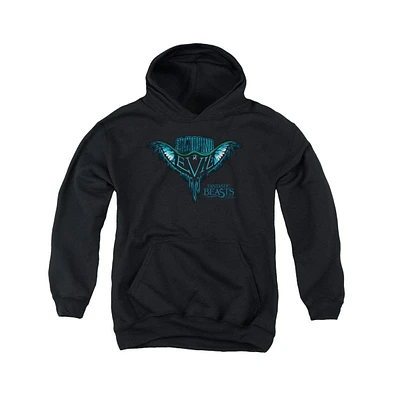 Fantastic Beasts Youth Swooping Evil Pull Over Hoodie / Hooded Sweatshirt