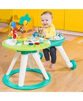 Bright Starts Around We Go 2-in-1 Walk-Around Activity Center Table - Tropic Cool