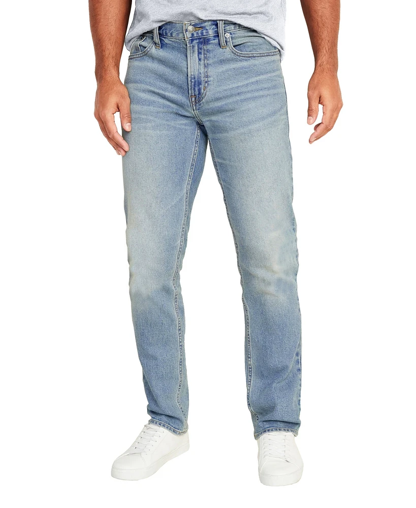 Blu Rock Men's Flex Stretch Slim Straight Jeans