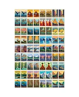 Masterpieces Officially Licensed National Parks Memory Game for Adults