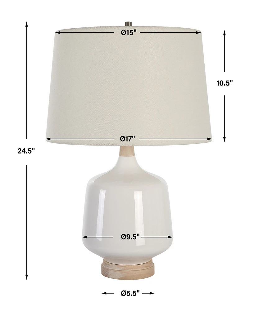 Uttermost 24.5" Opal Table Lamp