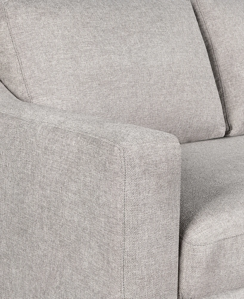 Serta 90.6" W Polyester Harley Convertible Sofa
