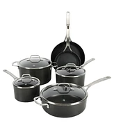 Sur La Table Market 10-piece Hard-Anodized Aluminum Nonstick Ceramic Cookware Set