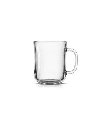JoyJolt Diner Single Wall Coffee Glass 15.5 oz, Set of 4