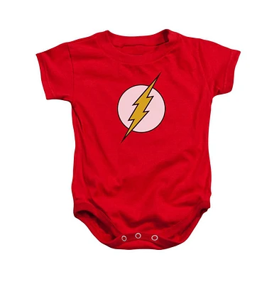 Flash Baby Girls Dc Baby-Girls Comics Logo Snapsuit