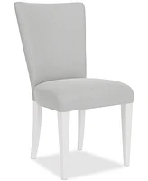 Catriona Striped Upholstered Side Chair, Created for Macy's