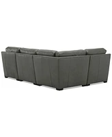 Radley 101" 4-Pc. Leather Corner Sectional, Created for Macy's