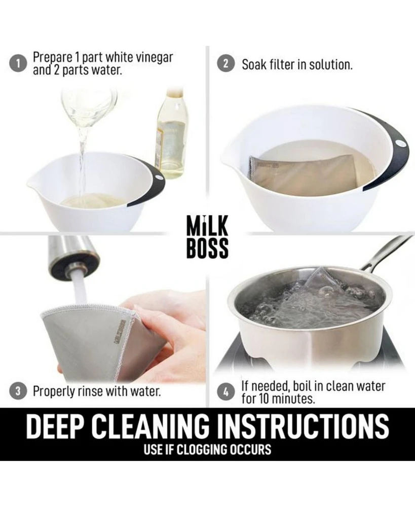 Milk Boss Pour Over Permanent Paperless Reusable Coffee Filter