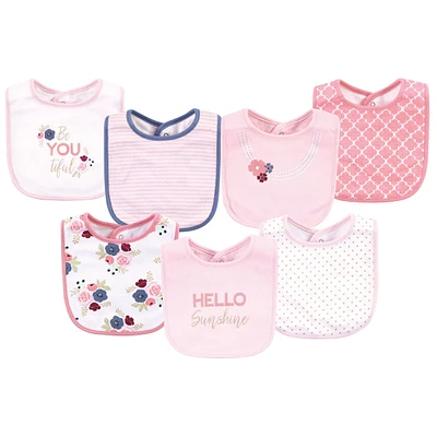 Little Treasure Baby Girl Cotton Bibs