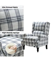 Asikli Manual Recliner with Wingback Design