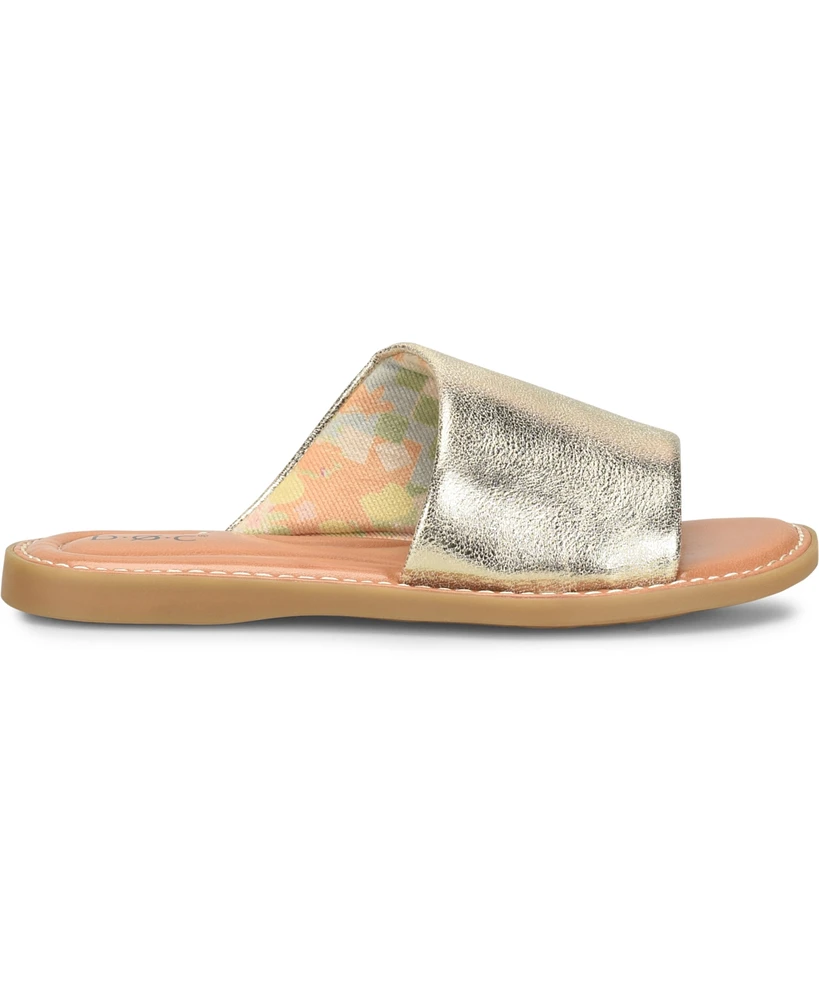 b.o.c. Women's Keely Flat Slide Comfort Sandals