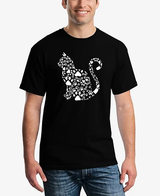 La Pop Art Cat Claws - Men's Word T-Shirt