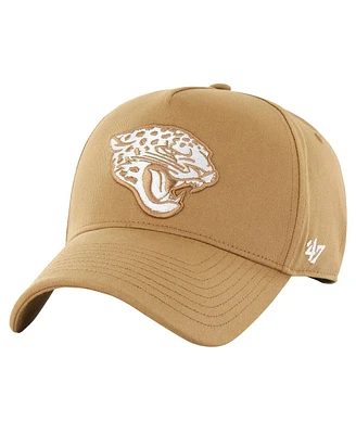 47 Brand Men's Tan Jacksonville Jaguars Ballpark Mvp Adjustable Hat
