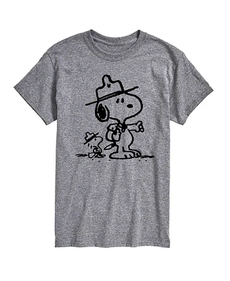 Hybrid Apparel Peanuts Outdoor Mens Short Sleeve Tee