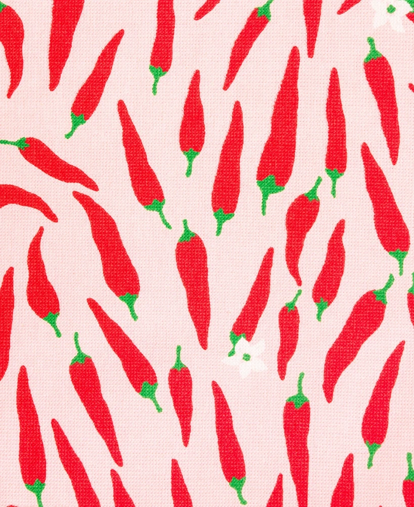 Kate Spade New York Hot Hot Hot Peppers and Spring Time Dot Kitchen Towel 4-Pack