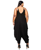L I V D Plus Quinn Pocket Jumpsuit