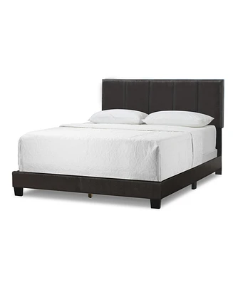 Glamour Home 46.5" Arty Polyester, Rubberwood Queen Bed