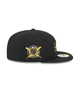 New Era Men's Black Cincinnati Reds 2024 Armed Forces Day On-Field 59FIFTY Fitted Hat