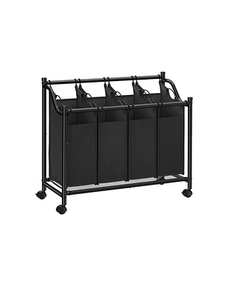 Slickblue Rolling Laundry Sorter with Removable Bags