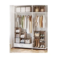 Slickblue 16 Cube Closet Organizers And Storage, Clothes Storage Organizer For Wardrobe
