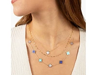 The Lovery Small Mother of Pearl Single Clover Necklace 14K Gold
