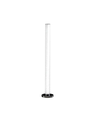 49" Led Illuminari White Crystal Sand Rocks Column Floor Lamp