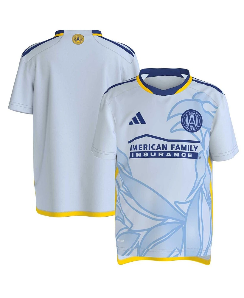 Adidas Toddler Light Blue Atlanta United Fc 2024 Aeroready Team Jersey