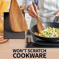 Piece Natural Teak Wooden Utensils for Cooking
