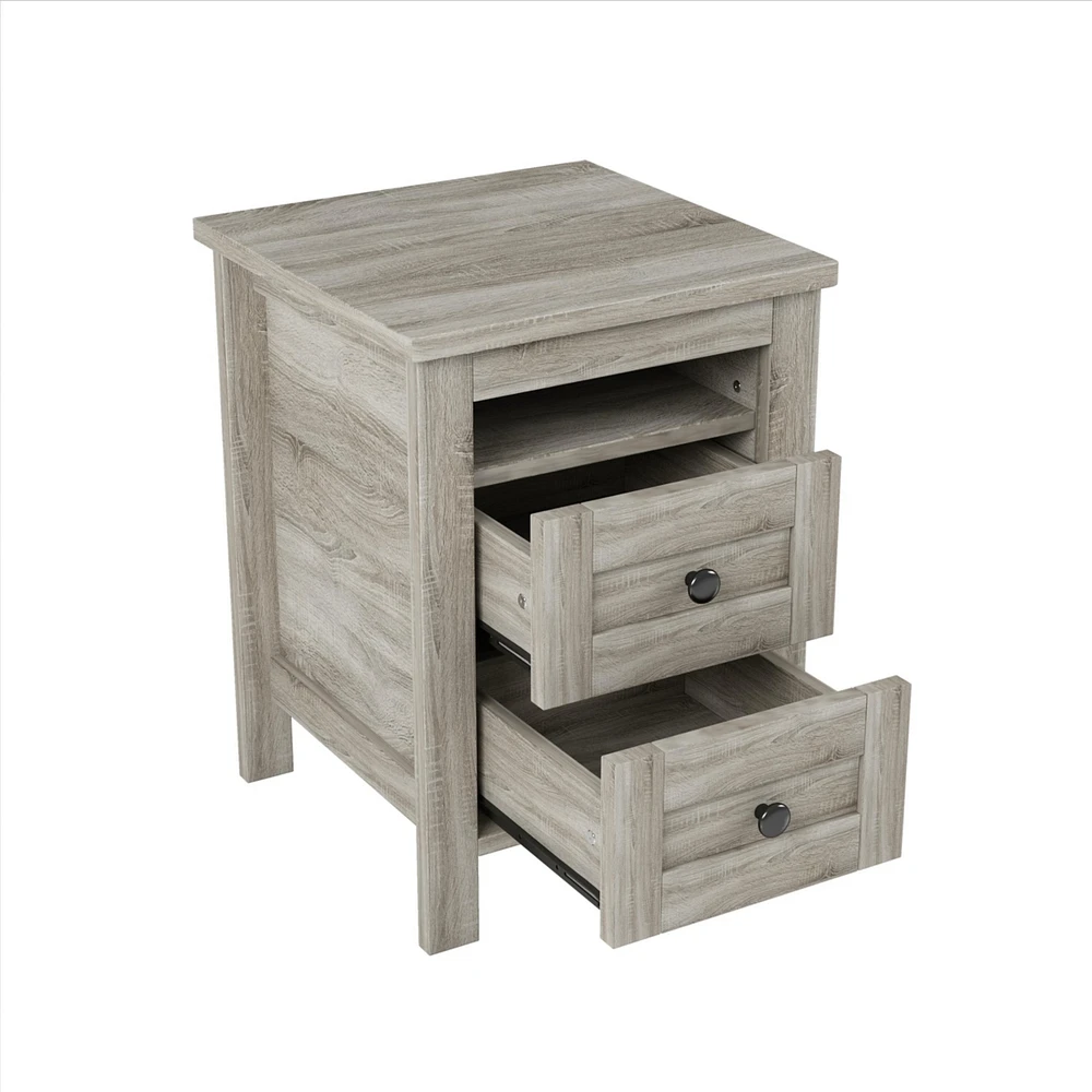 Full Size Farmhouse Bedroom Set with Storage