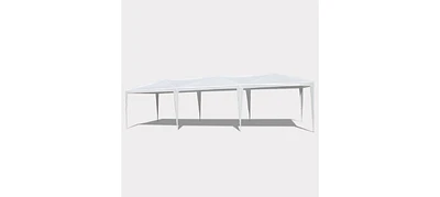 10x30' Wedding Party Canopy Tent Outdoor Gazebo With 5 Removable Sidewalls