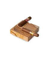 Bey-Berk Solid Marble 5" Ashtray Natural