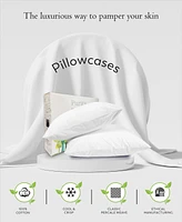 Purity Home 400 Thread Count Cotton Percale Pillowcase Pair, King
