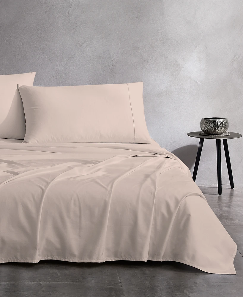 Purity Home 400 Thread Count Wrinkle Resistant Cotton Sateen 4-Pc. Sheet Set