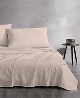 Purity Home 400 Thread Count Wrinkle Resistant Cotton Sateen 4-Pc. Sheet Set