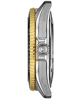 Tissot Men's Swiss Automatic Seastar 1000 Powermatic 80 Two-Tone Stainless Steel Bracelet Watch 40mm