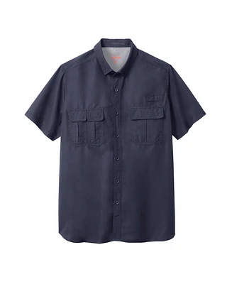 Boulder Creek Big & Tall by KingSize Off-Shore Short-Sleeve Sports Shirt