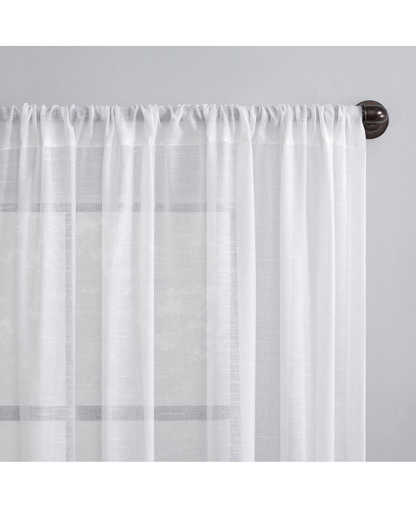 Slub Textured Linen Blend Curtain