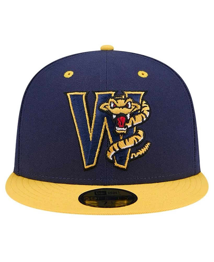 New Era Men's Navy Wisconsin Timber Rattlers Theme Night Brewers Sunday 59FIFTY Fitted Hat